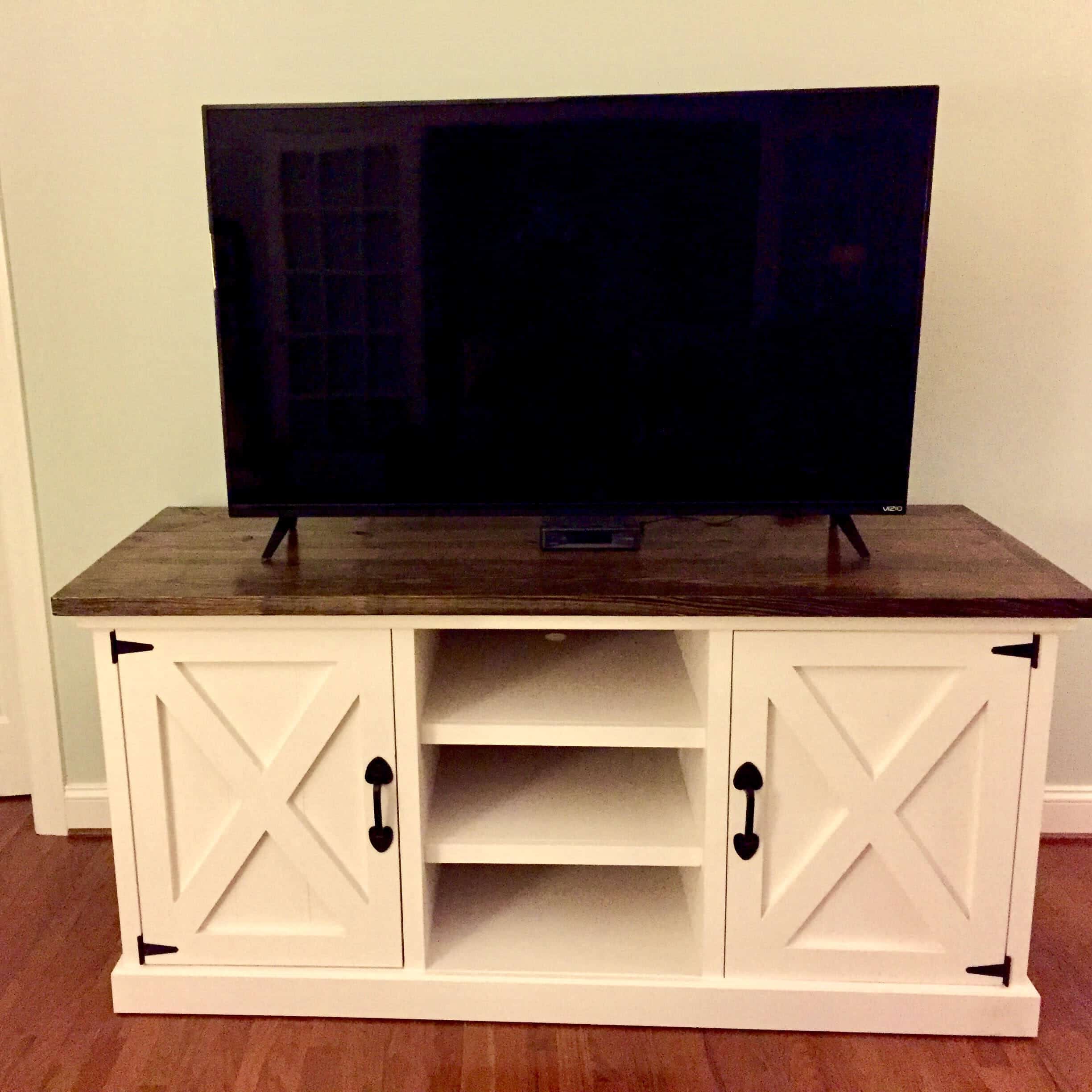 leanord media console by lazy guy diy
