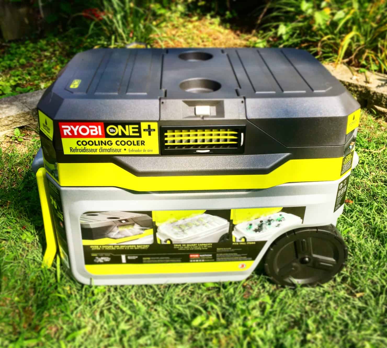 Ryobi One+ 18v Cooling Cooler Review Lazy Guy DIY