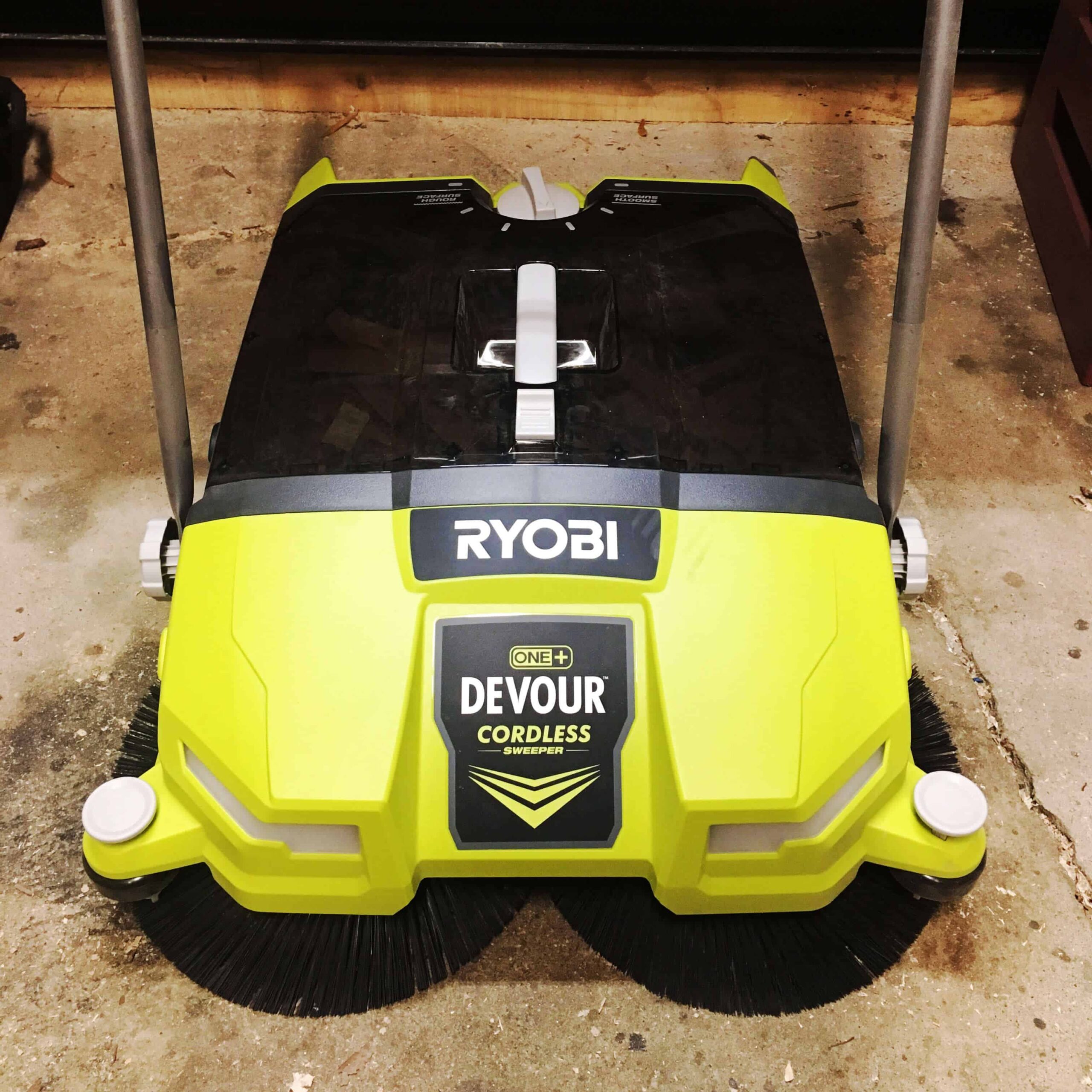 Ryobi One+ Devour Sweeper - Lazy Guy DIY