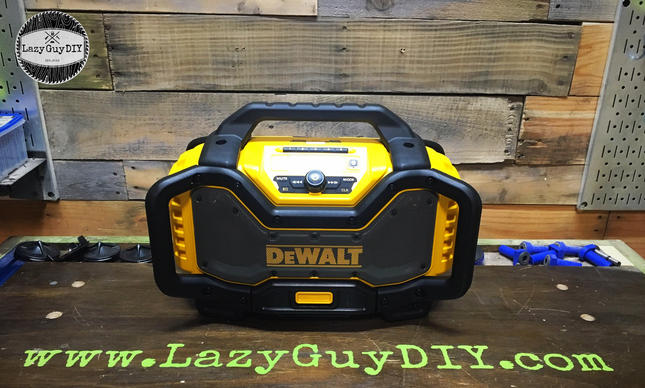 Pro Spective Review DeWALT Bluetooth Speaker Charger Lazy Guy DIY