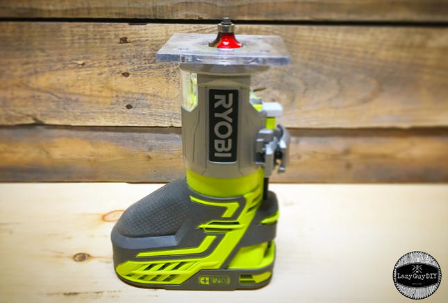 Ryobi cordless best sale router plunge base