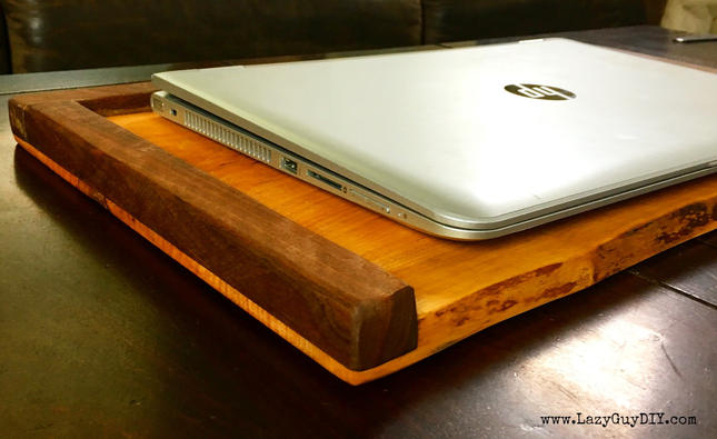 Live Edge Laptop Tray