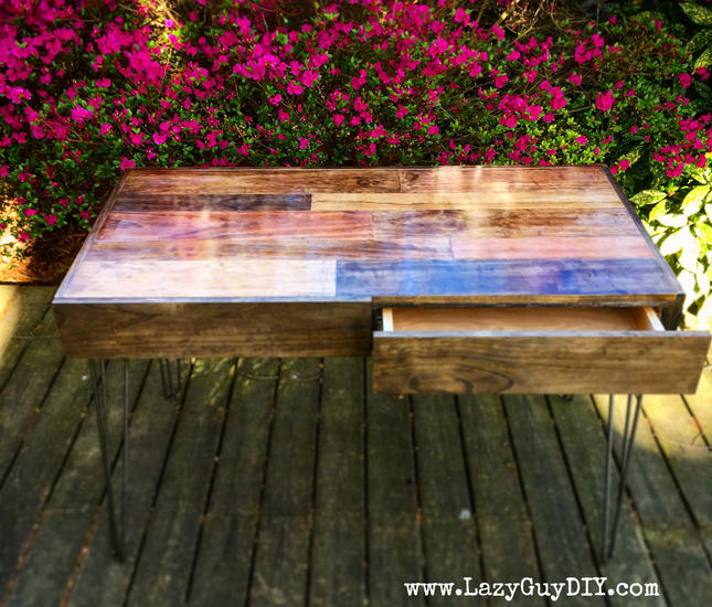 Hunter Patchwork Plank Desk