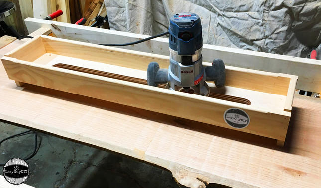 Diy Router Sled Tutorial For The Big Ol Slabs Lazy Guy Diy