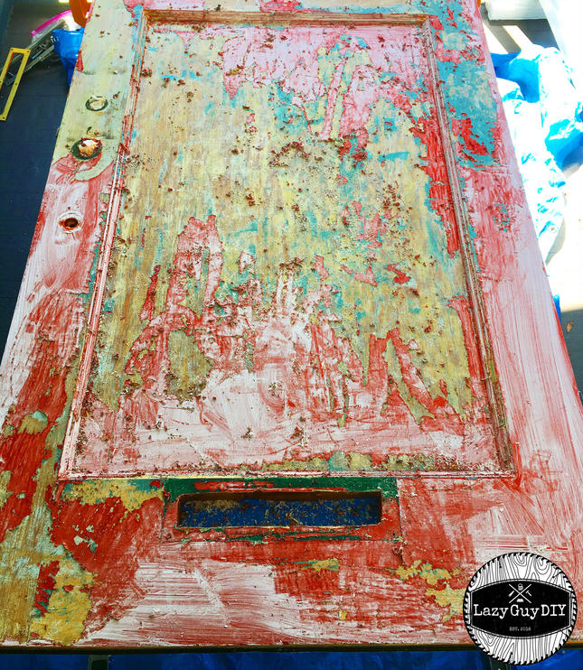 Stripping Paint from a Door