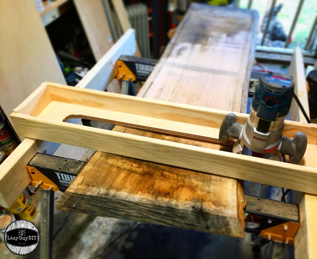 Diy Router Sled Tutorial For The Big Ol Slabs Lazy Guy Diy