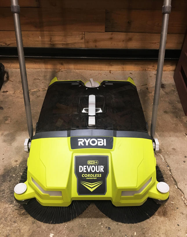 Ryobi 2025 cordless sweeper