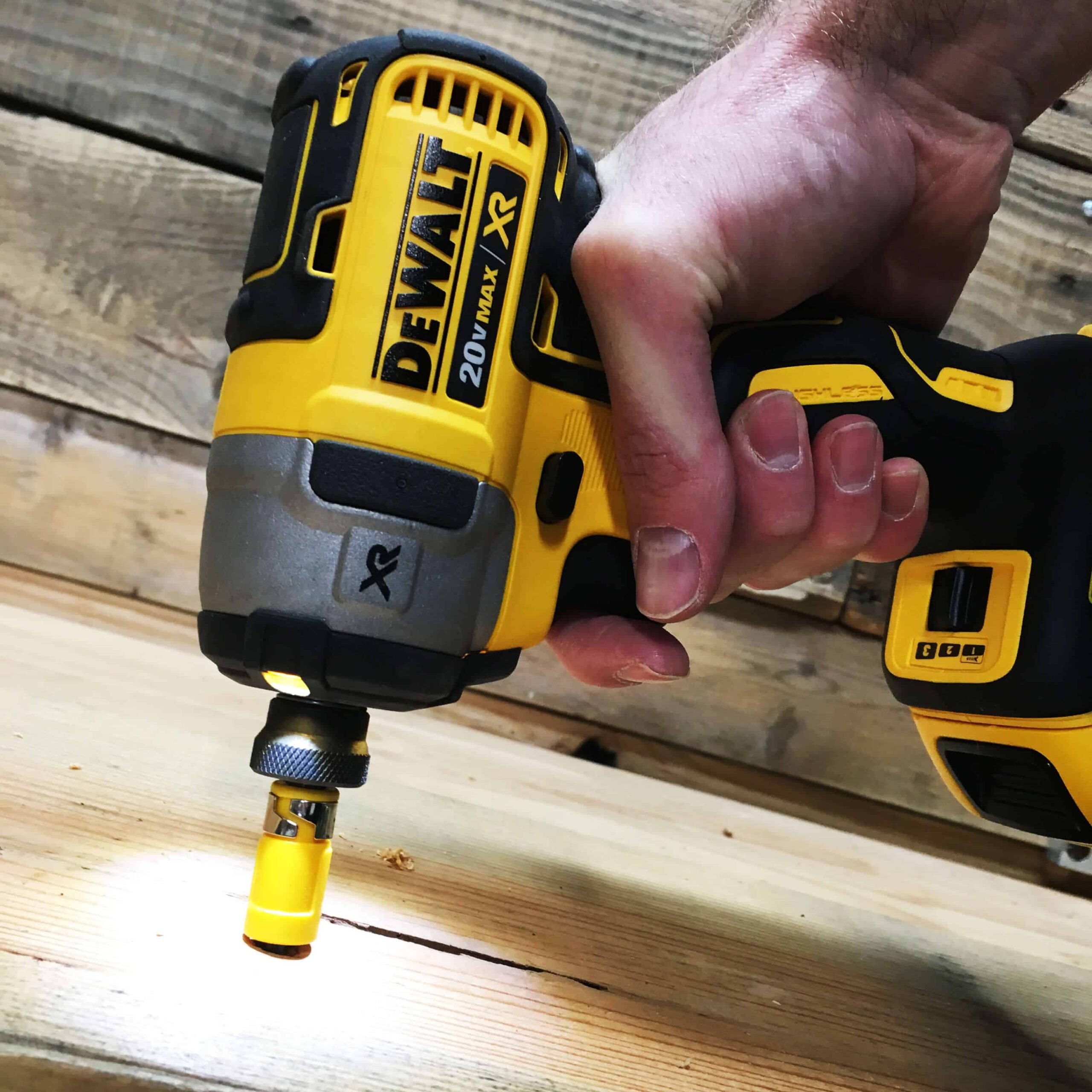 DeWALT 20v MAX XR Drill Driver Kit Lazy Guy DIY