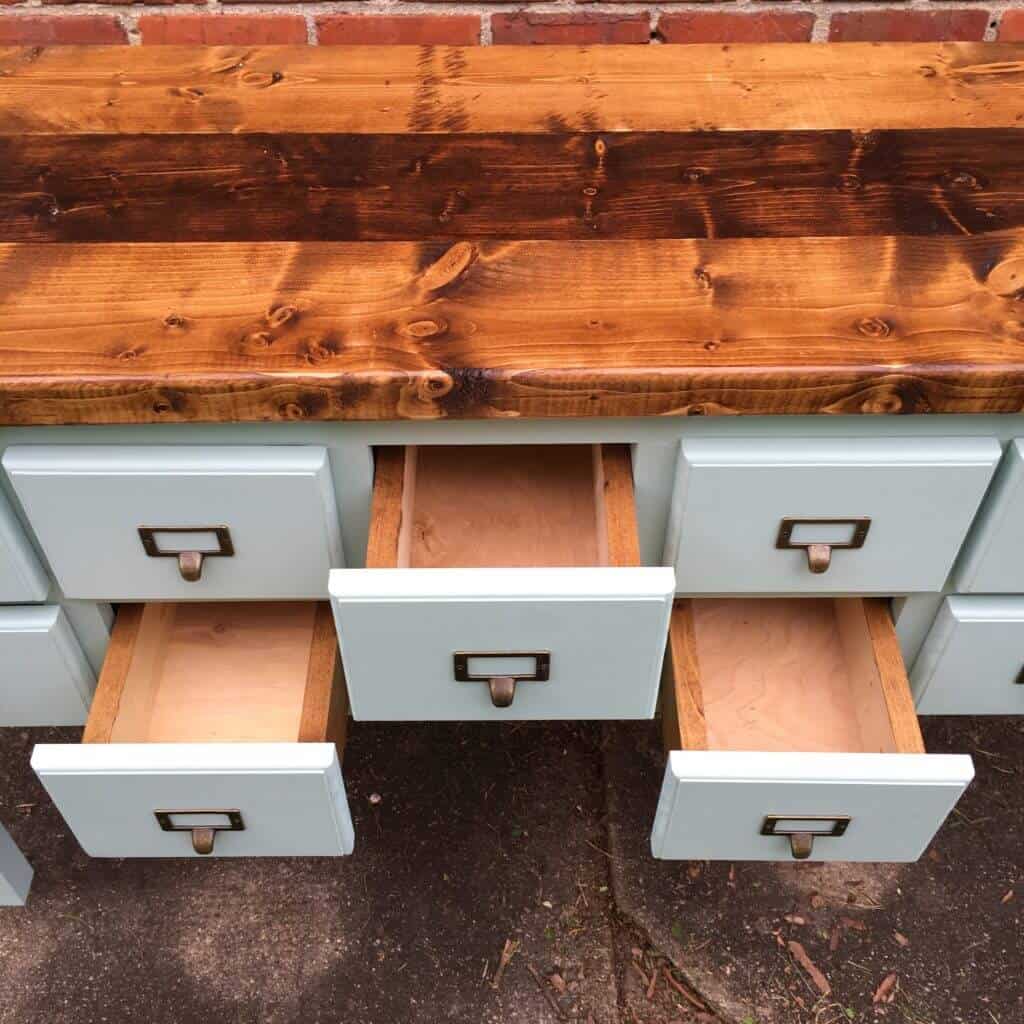 Apothecary Table Drawers