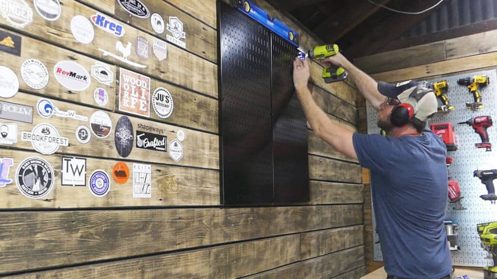 Wall Control Pegboard Install