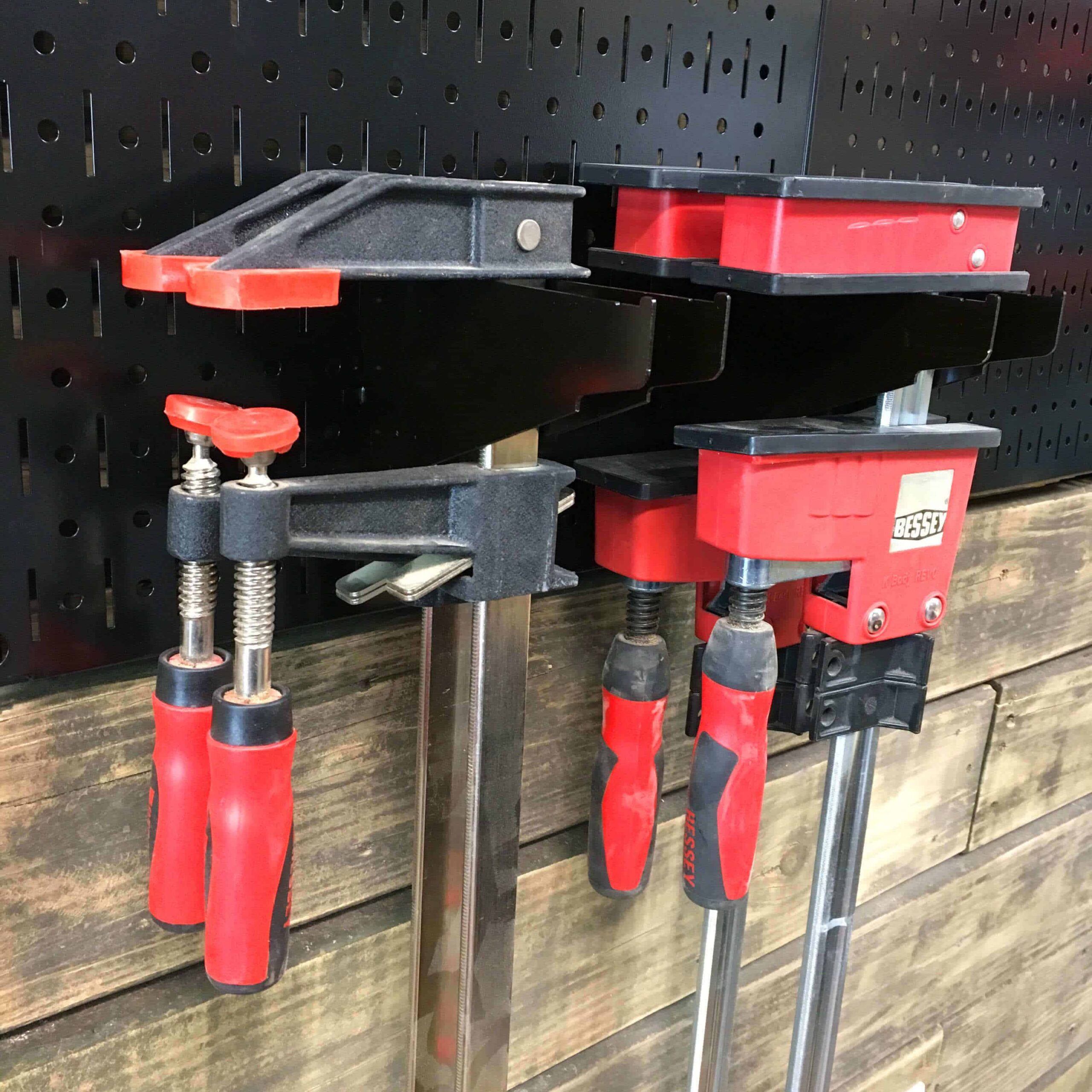 Clamp Storage Solution With Wall Control - Lazy Guy DIY