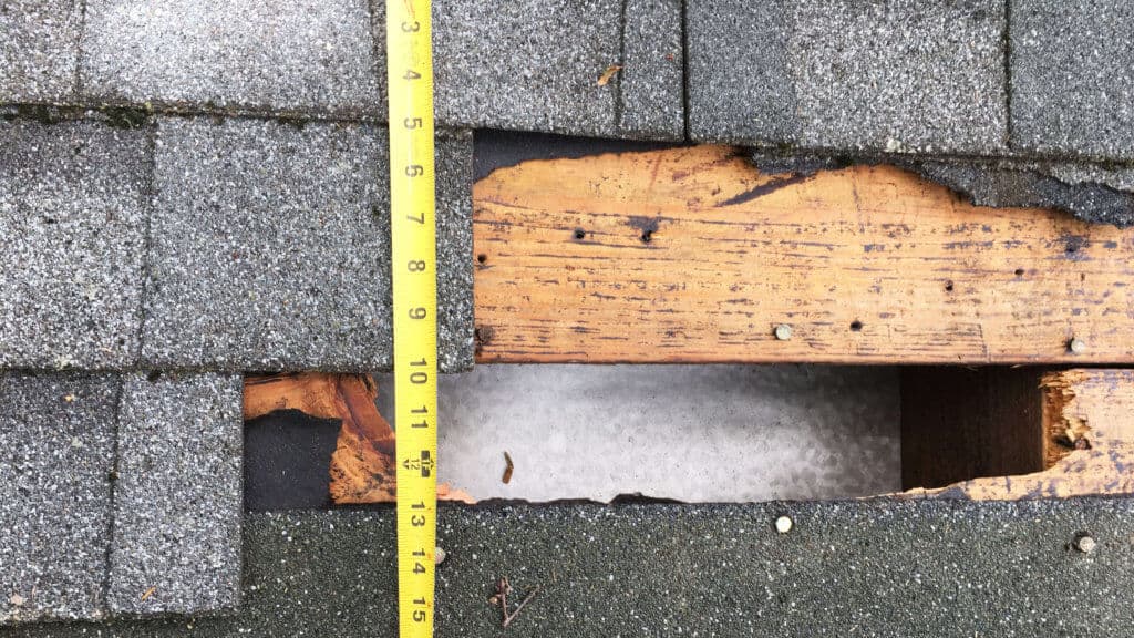 Measuring Hole In Roof