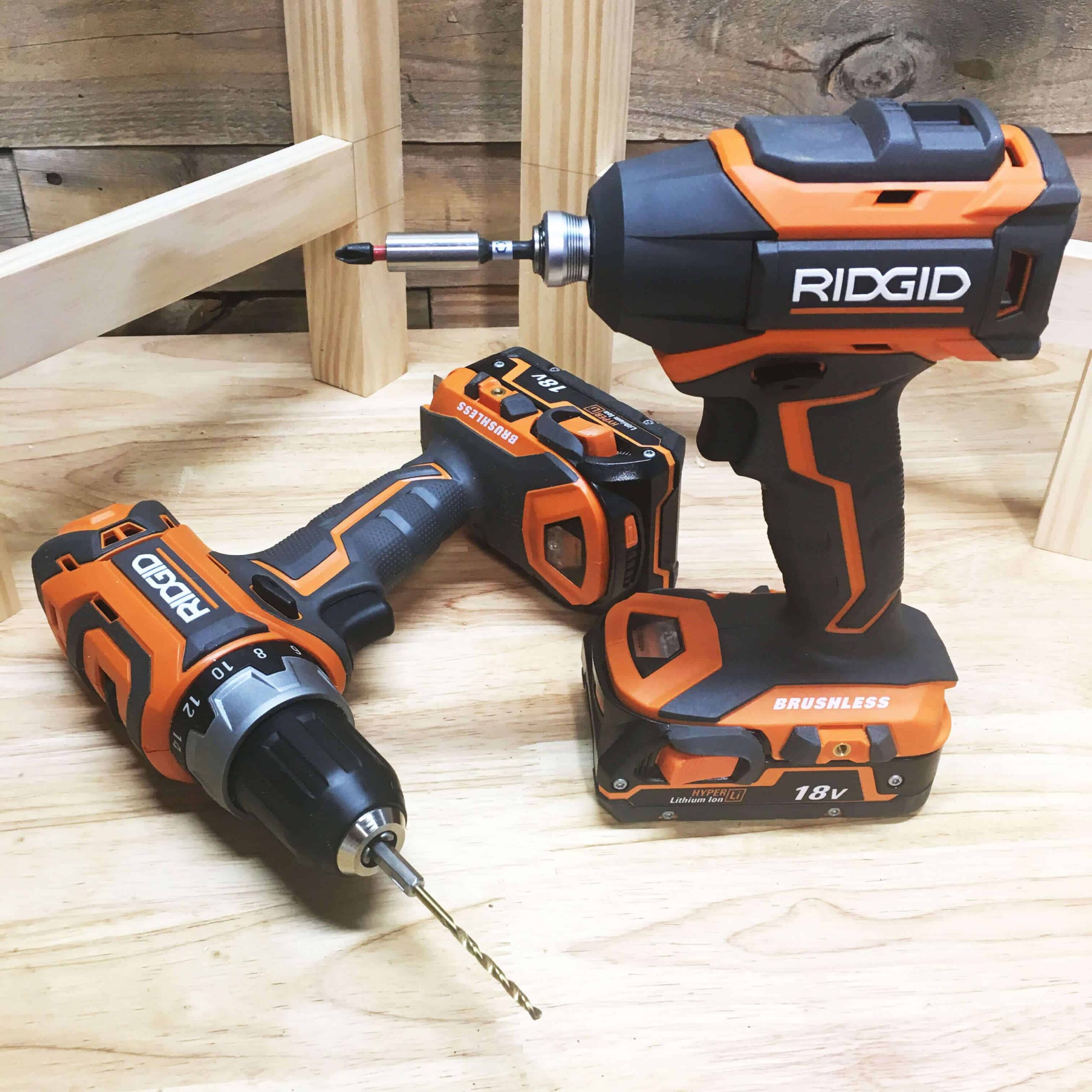 RIDGID 18v Brushless Combo-Kit Cover 1