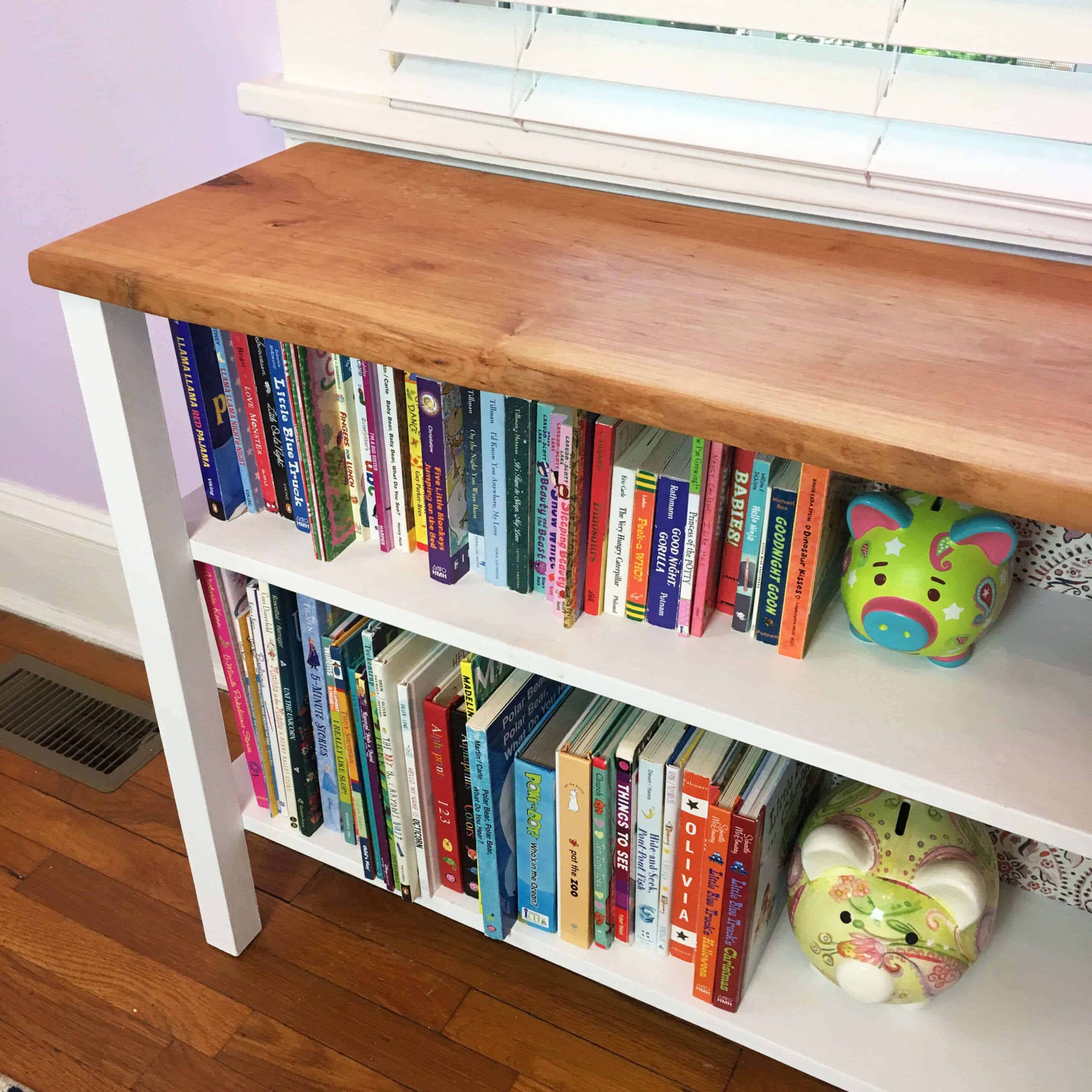 Wooden deals bookshelf diy