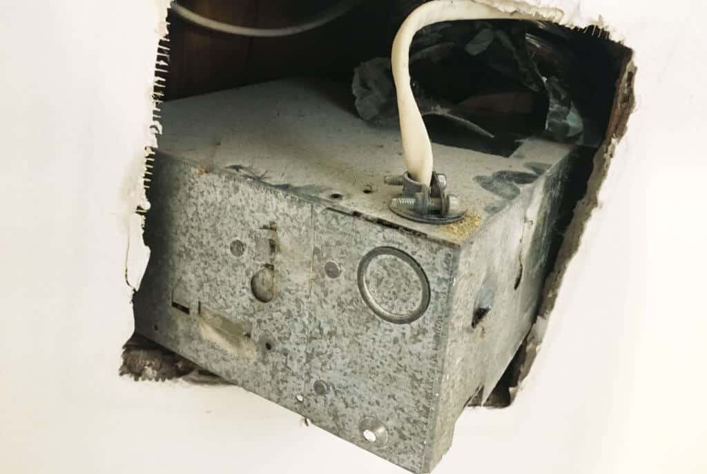 old bathroom exhaust fan