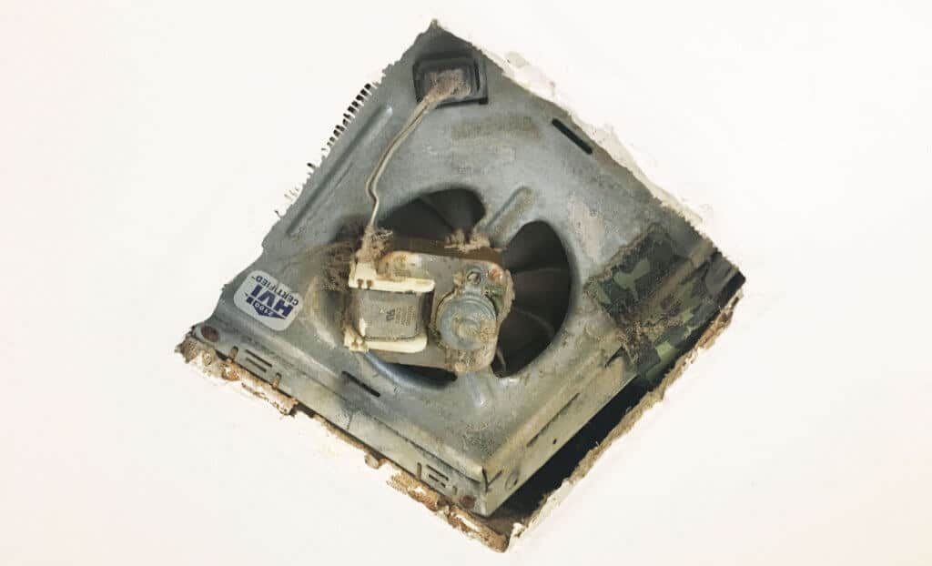 Old exhaust fan housing