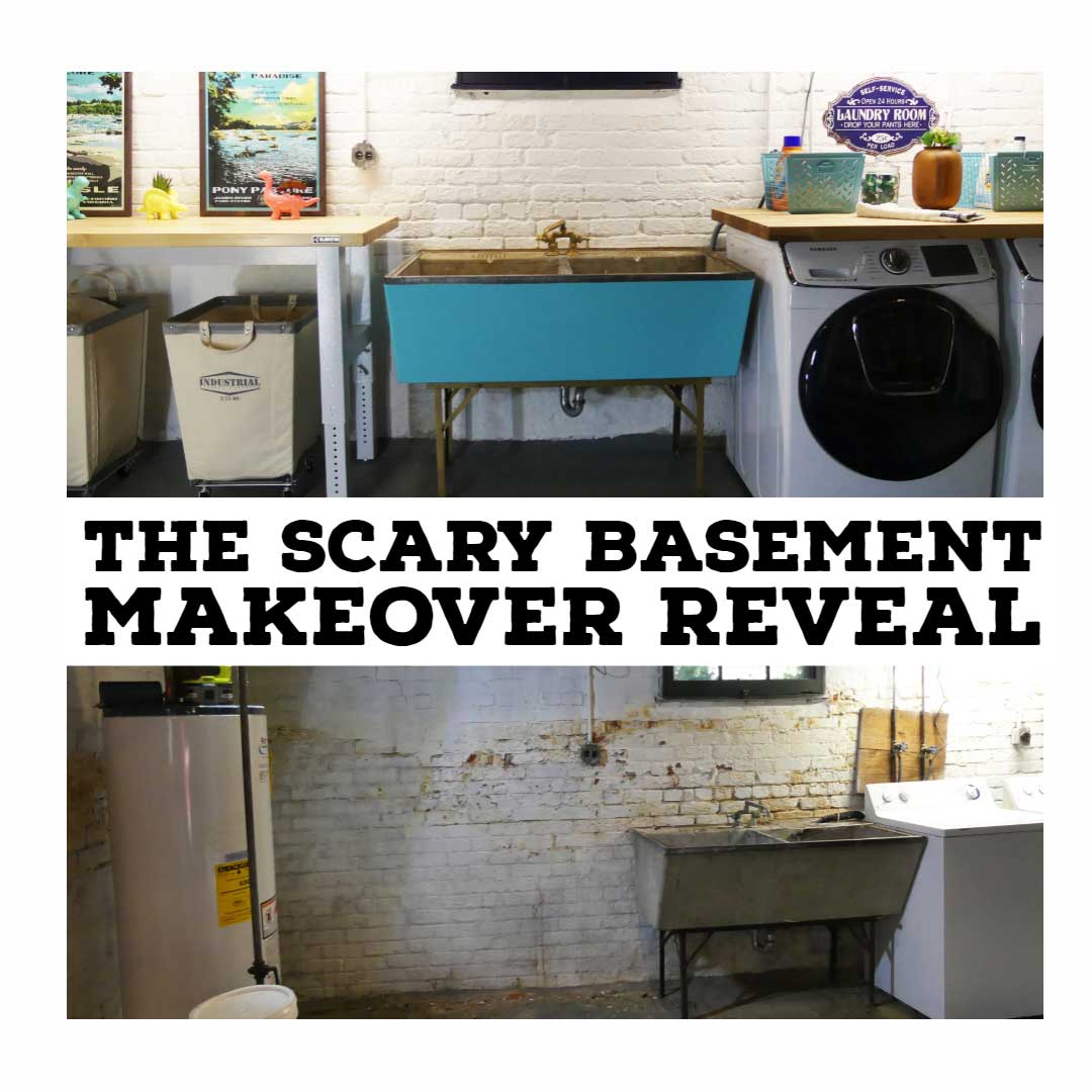 Scary Basement Laundry Room