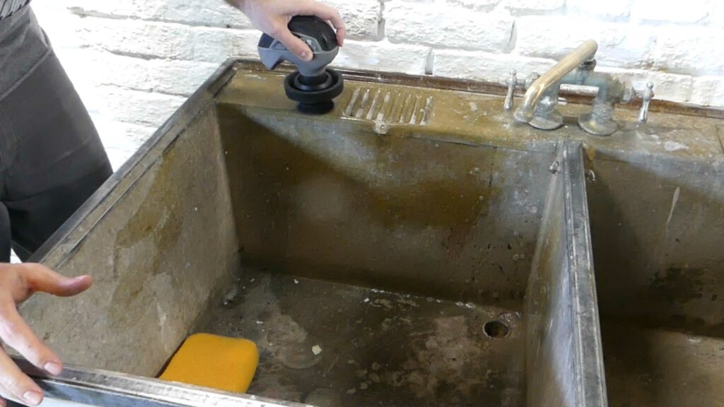 How To Restore A Vintage Concrete Laundry Sink - Lazy Guy DIY