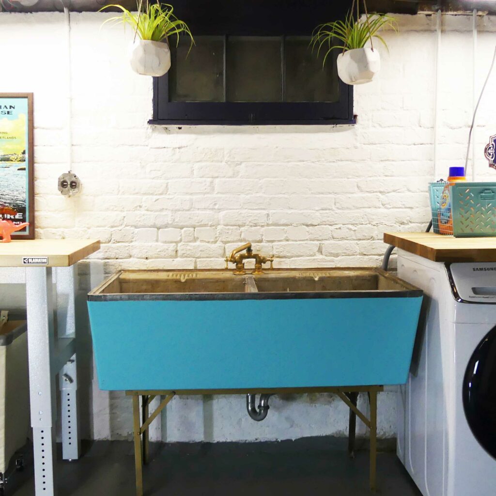 How To Restore A Vintage Concrete Laundry Sink Lazy Guy DIY