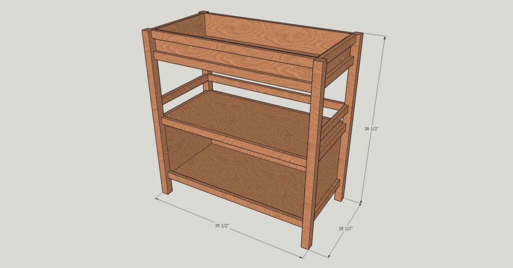 Homemade change table online