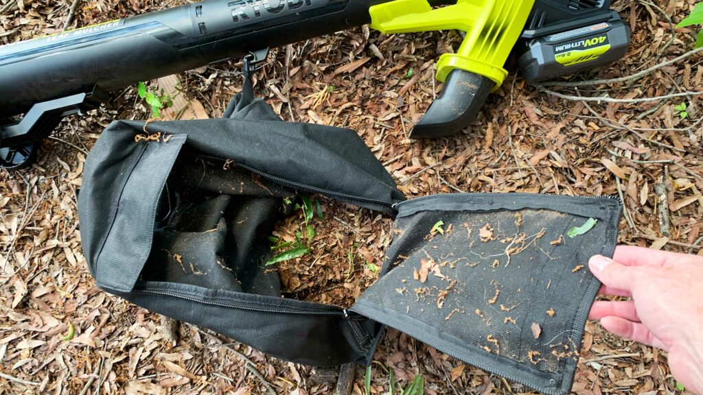 Ryobi 40v Vac Attack Leaf Mulcher - Lazy Guy DIY