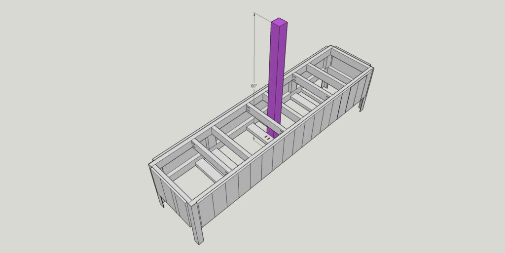 Step 9 - Add Center Post