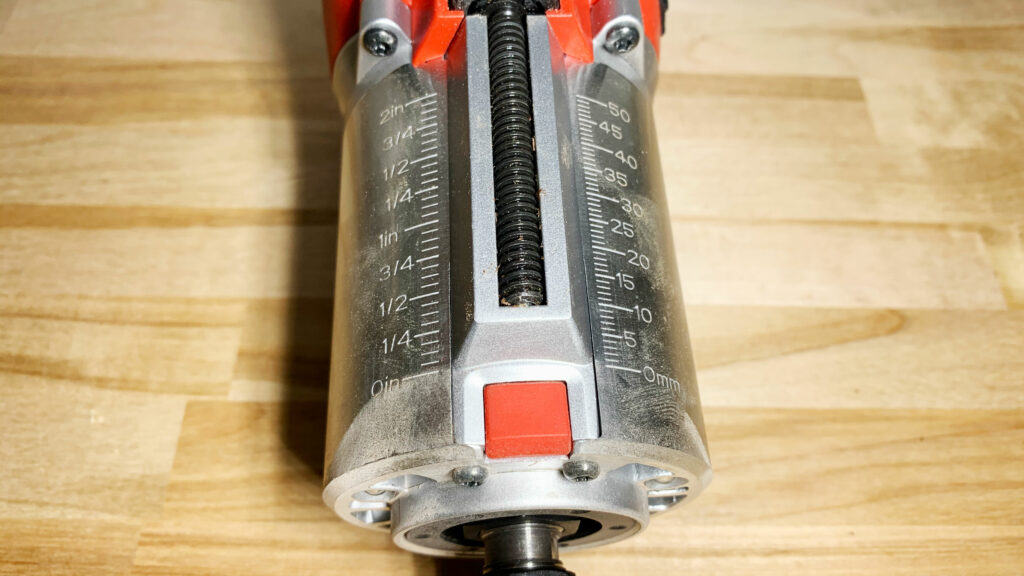 Milwaukee M18 Fuel Compact Router Adjustment