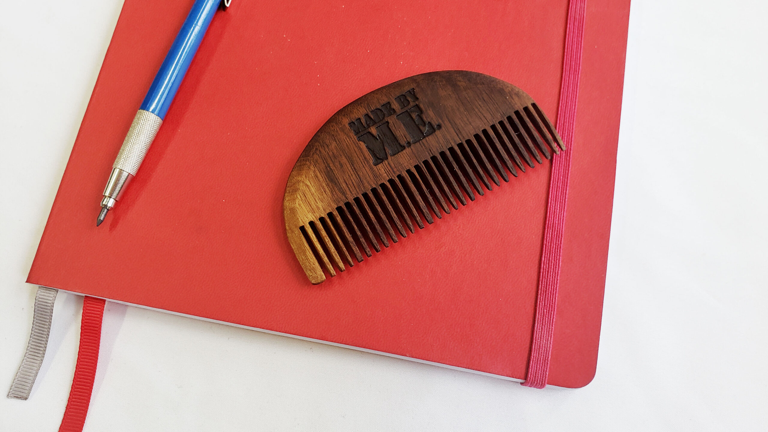 Walnut Beard Comb