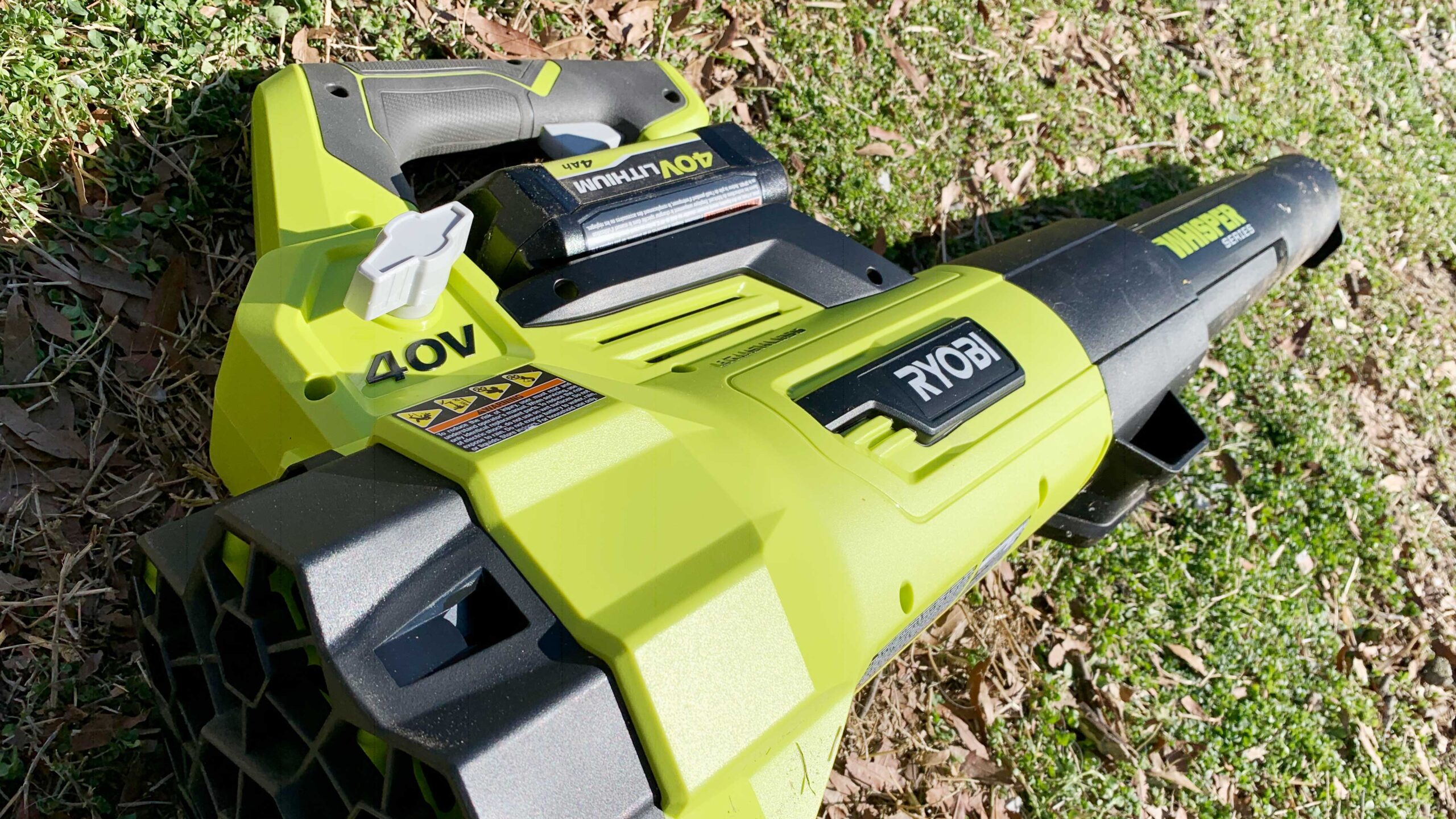 Ryobi 40 volt Whisper Series Jet Blower RY40470 Lazy Guy DIY