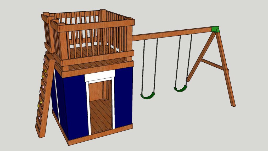 Diy clubhouse shop playset