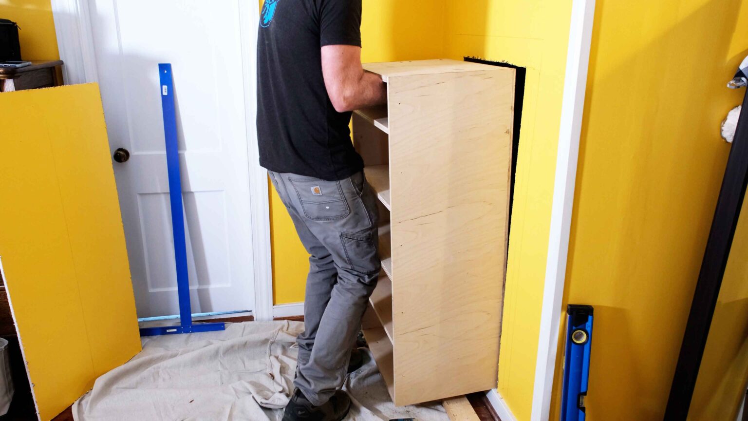 How To Install An InWall Built In Dresser Lazy Guy DIY