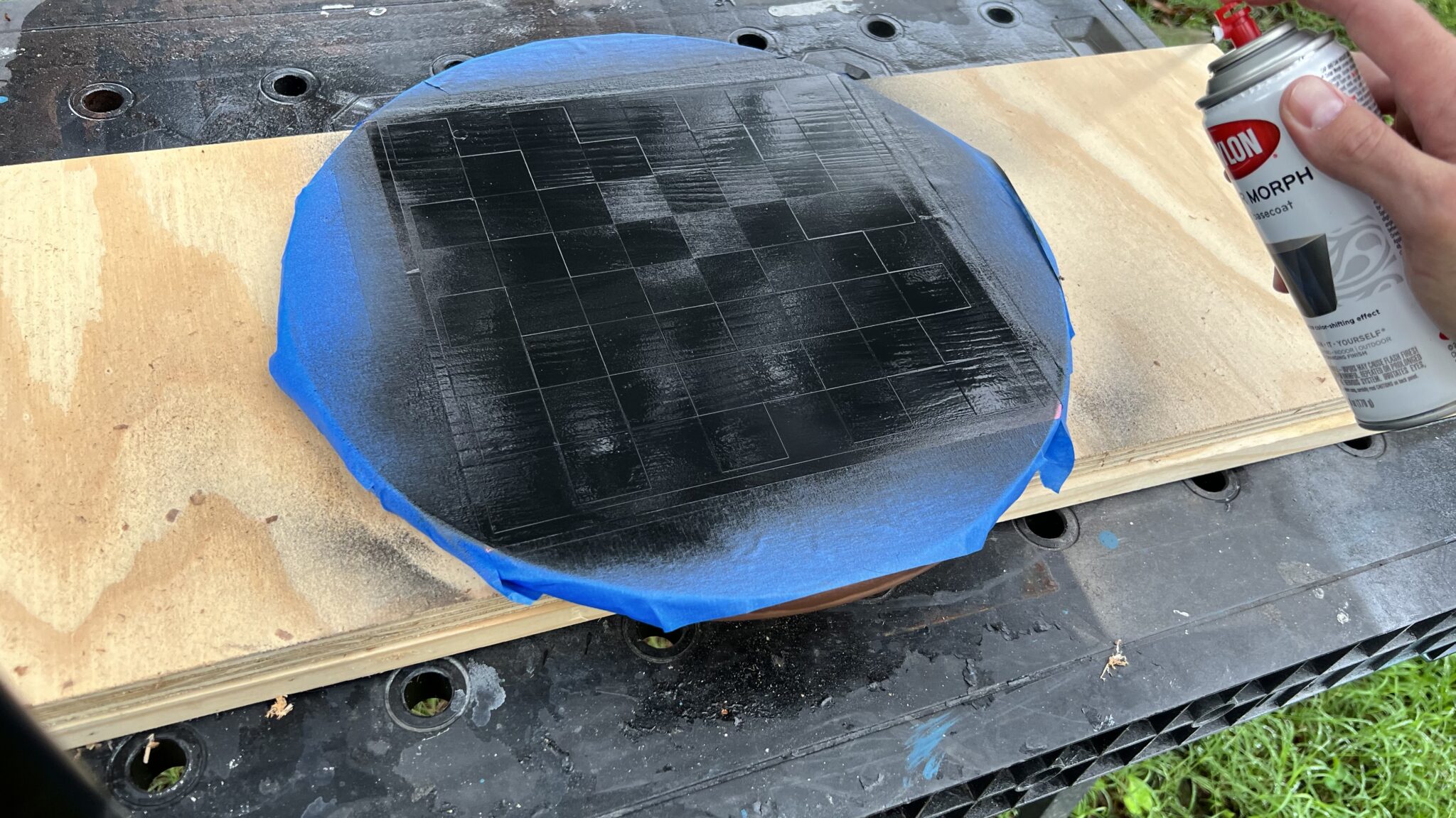 DIY Color Changing Game Board Lazy Guy DIY