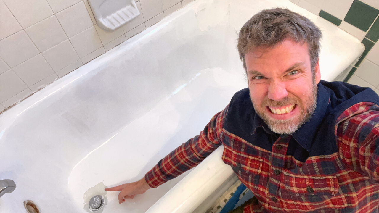 How To Fix A Poorly Refinished Bathtub